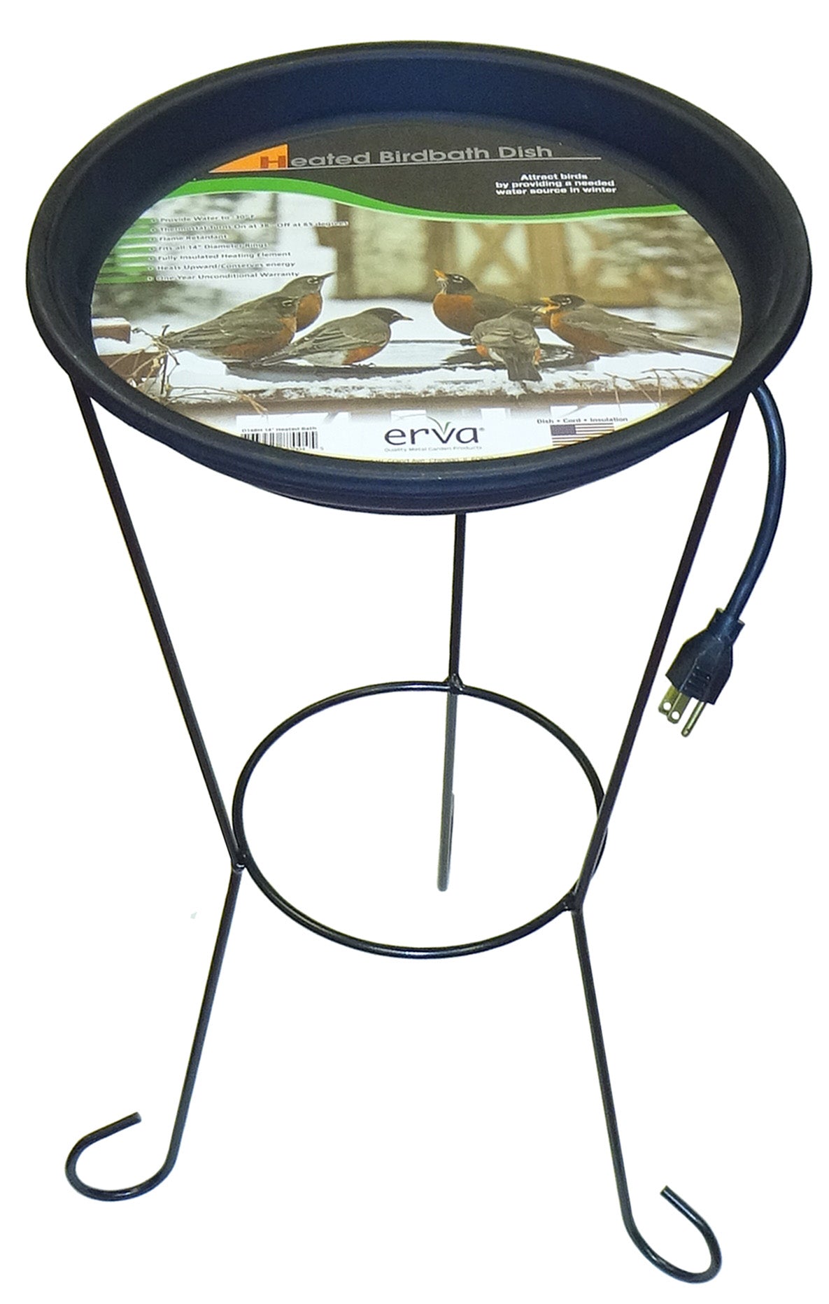 Erva Heated Bird Bath - Base w/ Insert