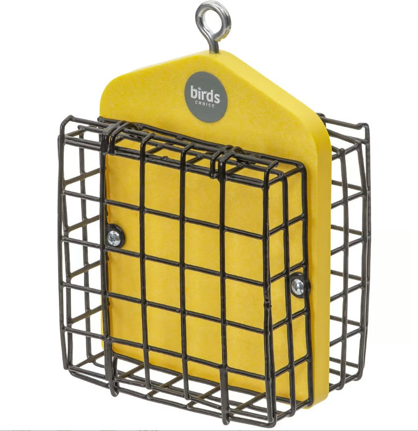 Recycled Plastic Double Suet Feeder - Yellow