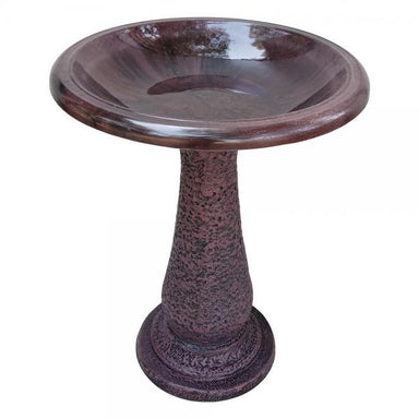 Fiber Clay Bird Bath