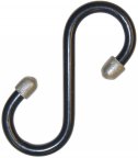 S-Hook - 4" w/ silver caps