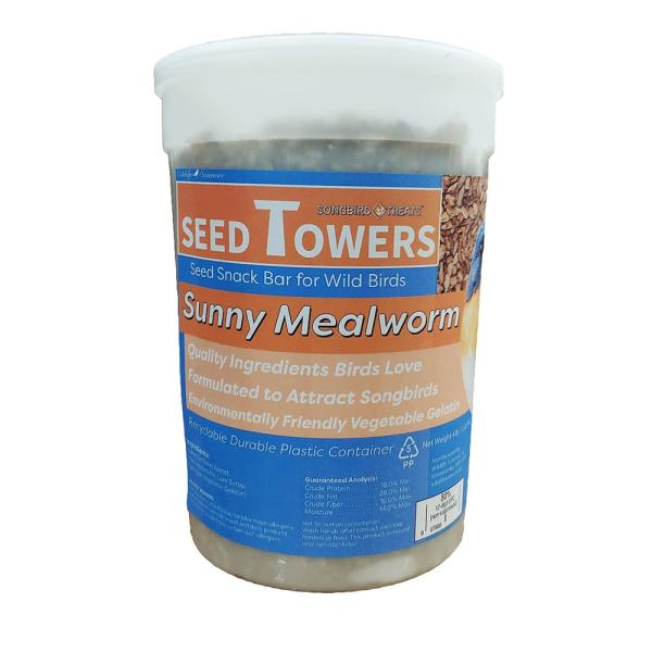 Sunny Mealworm Seed Cakes - 4.75 lb. Cylinder