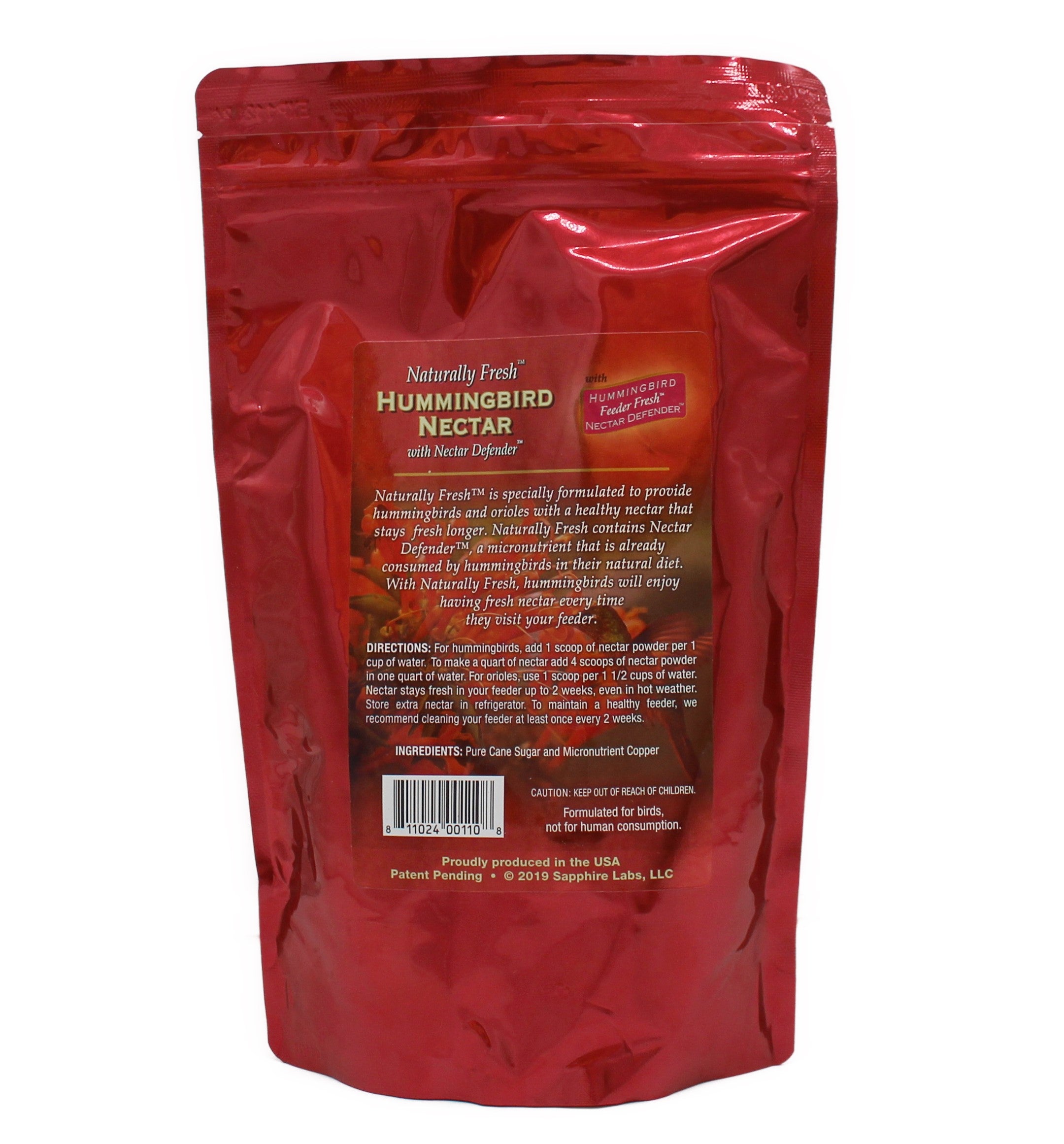 Naturally Fresh Hummingbird Nectar w/ Defender Powder 21oz