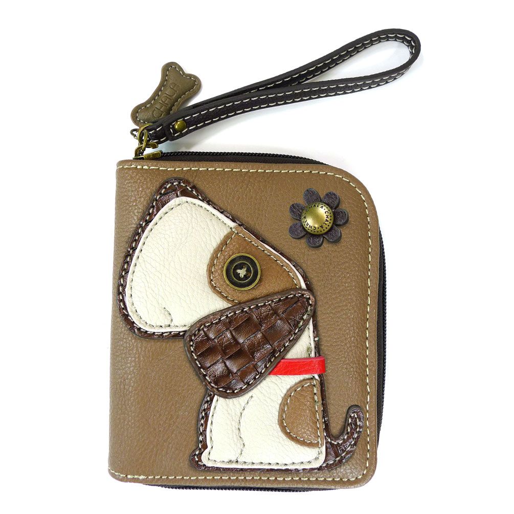 Chala Zip Around Wallet - Chala Zip-Around Wallet - Dog (Brown)