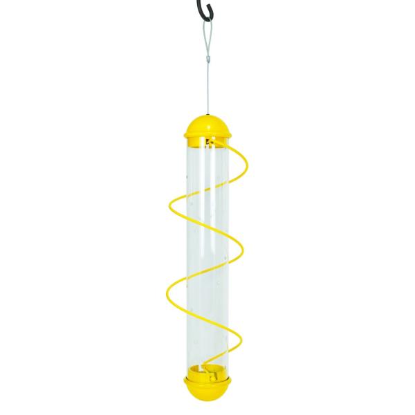 17 inch Yellow Spiral Finch Tube