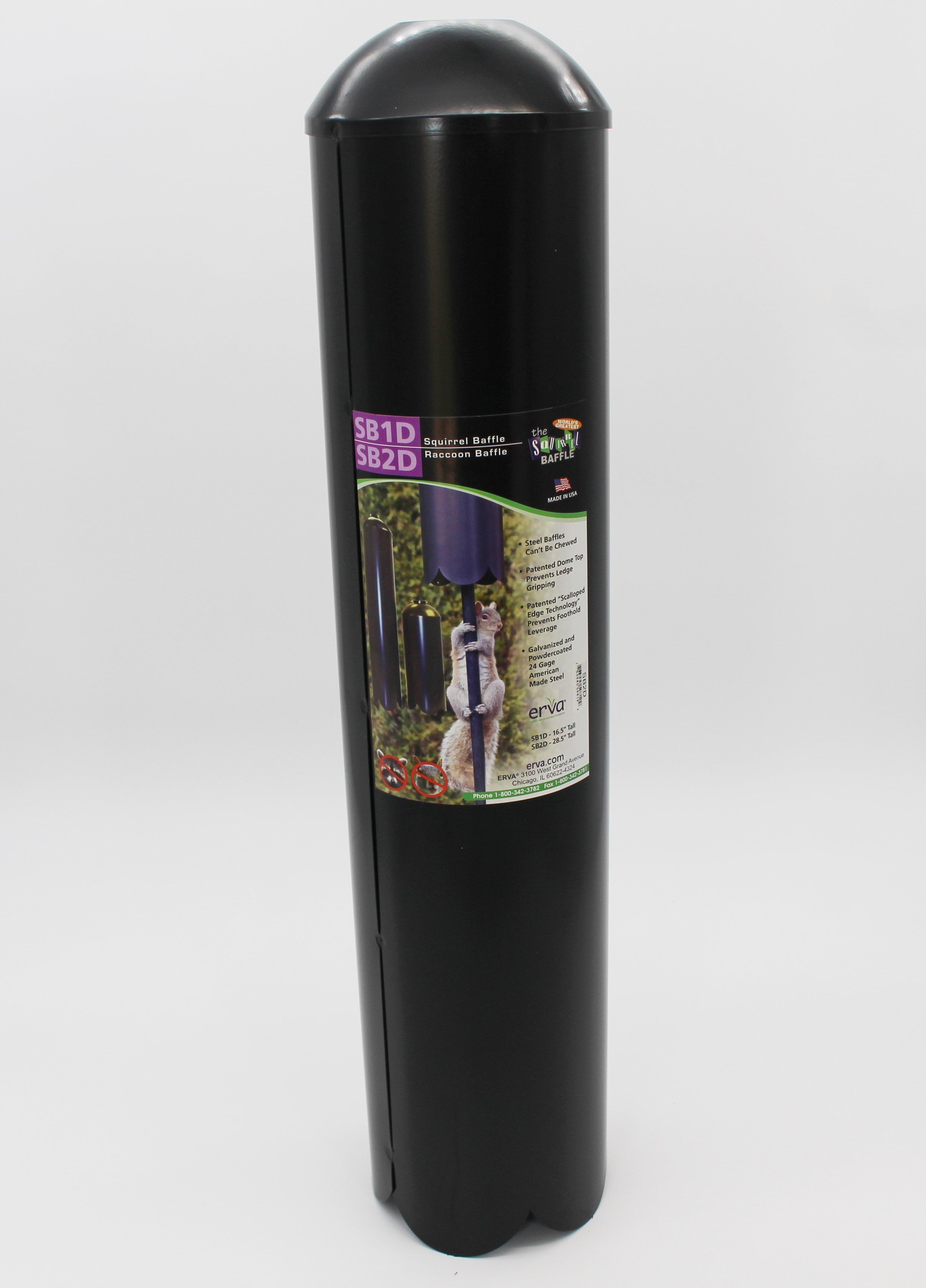 Erva Racoon Baffle - Domed Scalloped Cylinder (1/2" - 1 3/4" Poles)