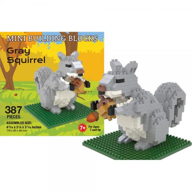 Mini Building Blocks Set - Gray Squirrel