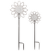 Wirework Medallion Flower Garden Stake - 2pc Set