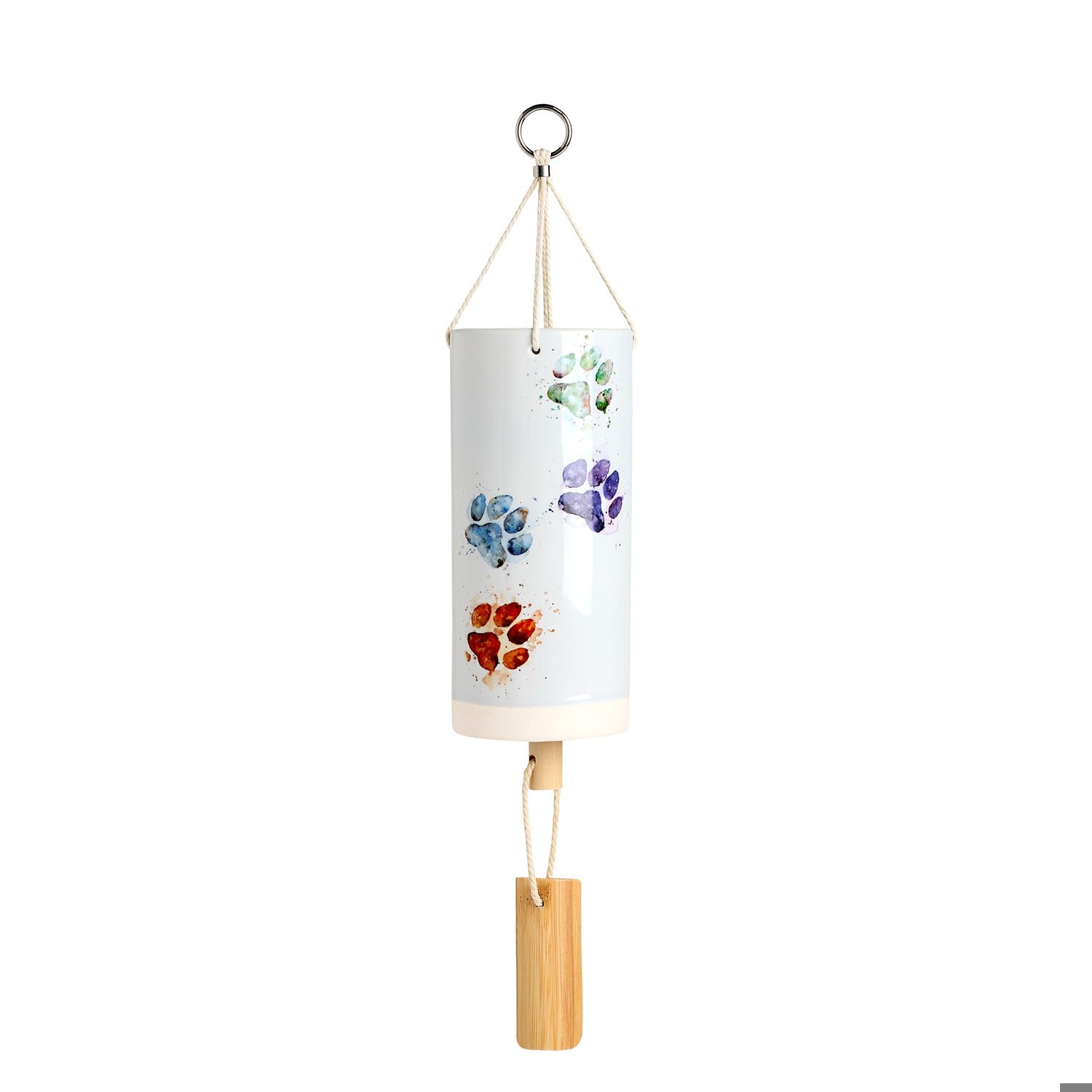 Watercolor Cylinder Bell Wind Chime