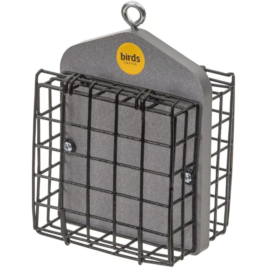 Recycled Plastic Double Suet Feeder - Gray