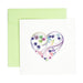 Quilled Card - Multi-Color Heart