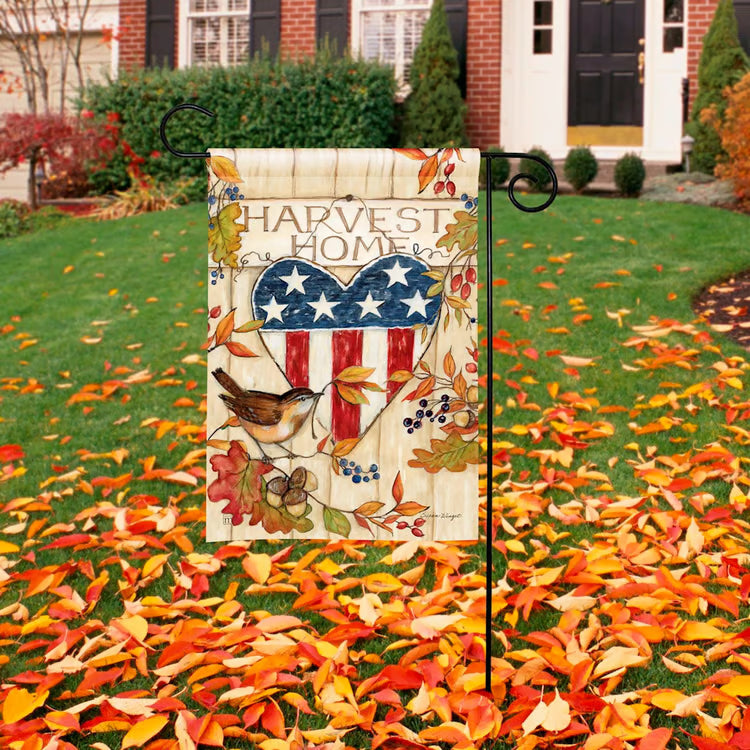 Harvest Home Americana Garden Flag