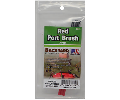 Red Port Brush 3 pack