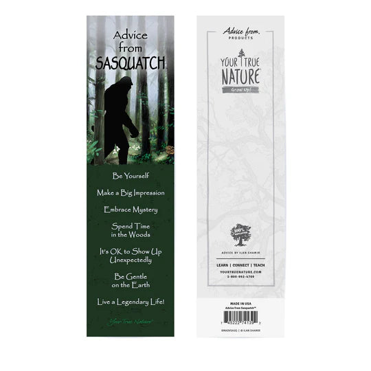 Advice for Life Bookmark - Sasquatch
