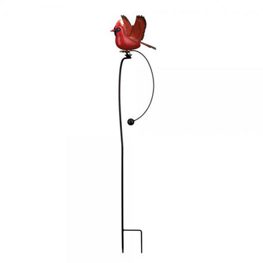Rocker Bird Stake - Cardinal