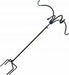 Adjustable Quad Arm Shepherd Staff with Stability Step