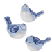 Glazed Bird Light Blue Scroll - Asst Styles