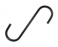 S-Hook - 6" Black w/ 1.5" opening