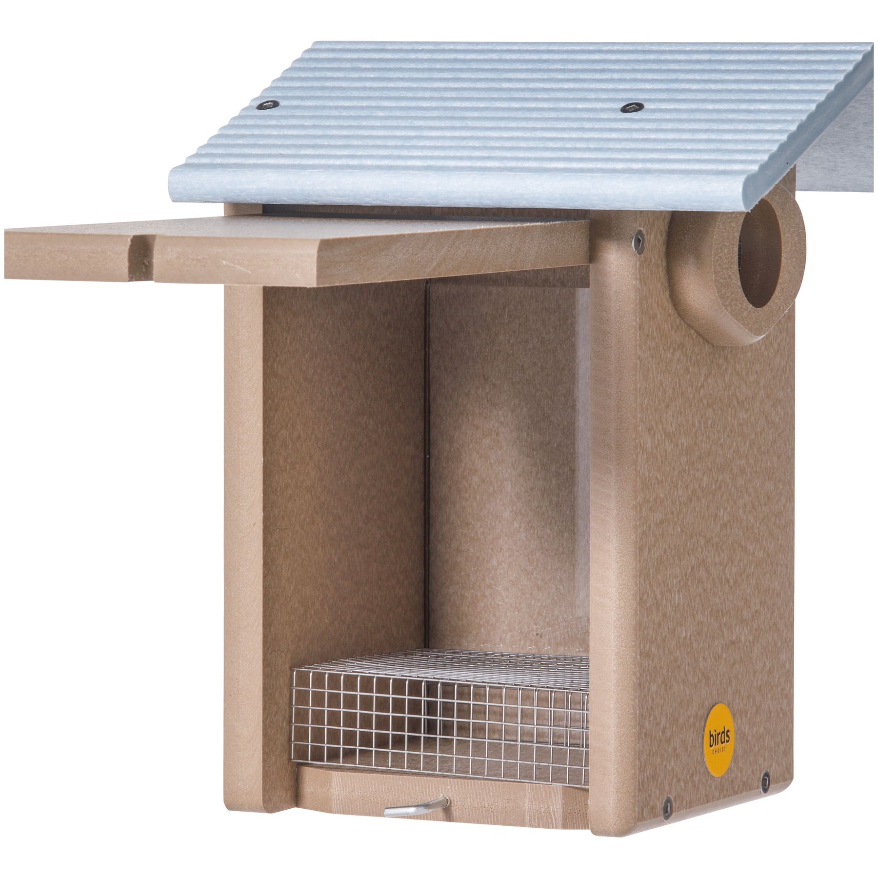 Ultimate Recycled Bluebird House - Taupe/Blue