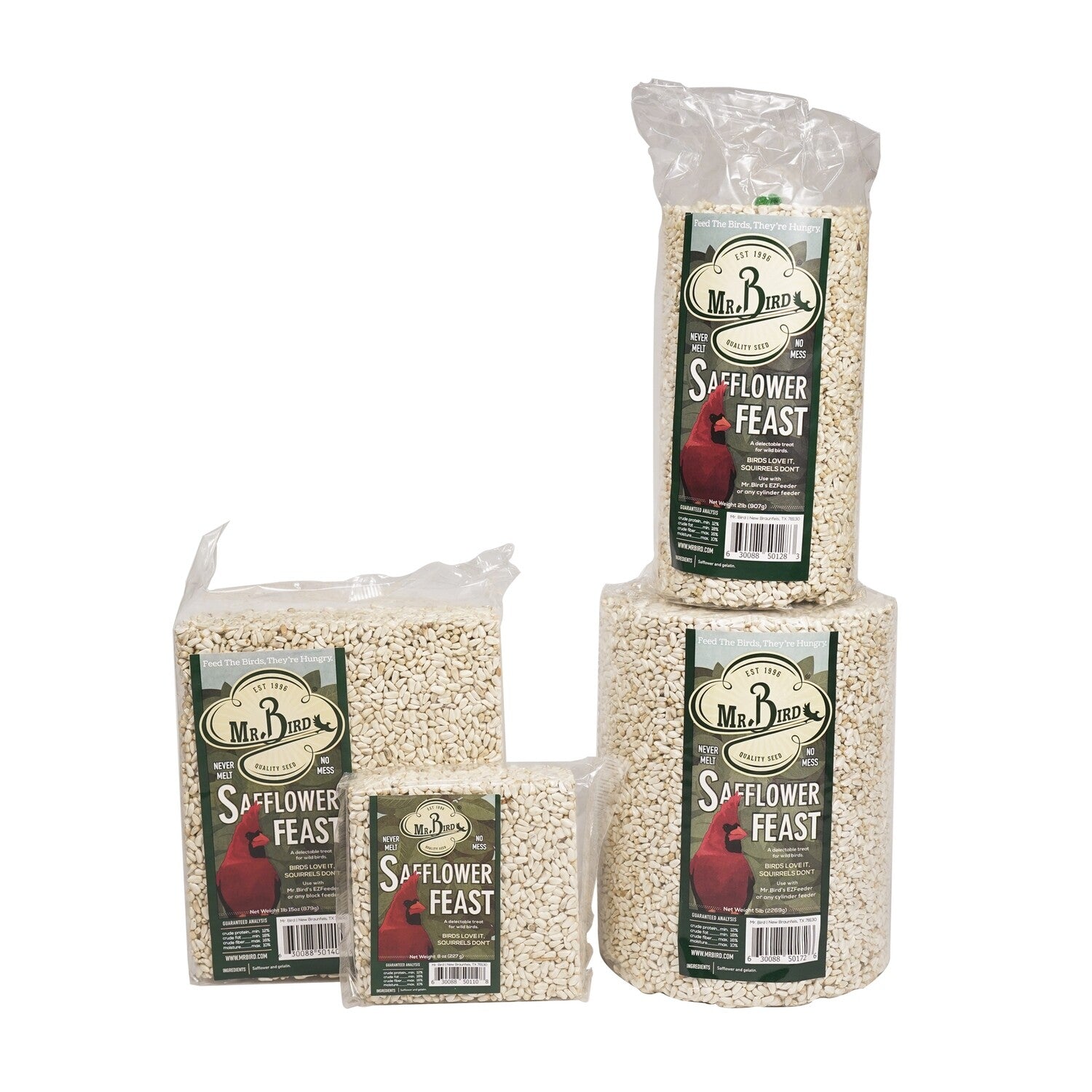 Safflower Seed Cakes - Small. Cylinder