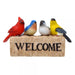 Backyard Birds Welcome Statue