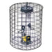 Caged Squirrel-Proof Tube Feeder w/ Seed Tray
