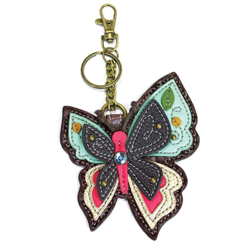 Chala Key Fob/Coin Purse - New Butterfly