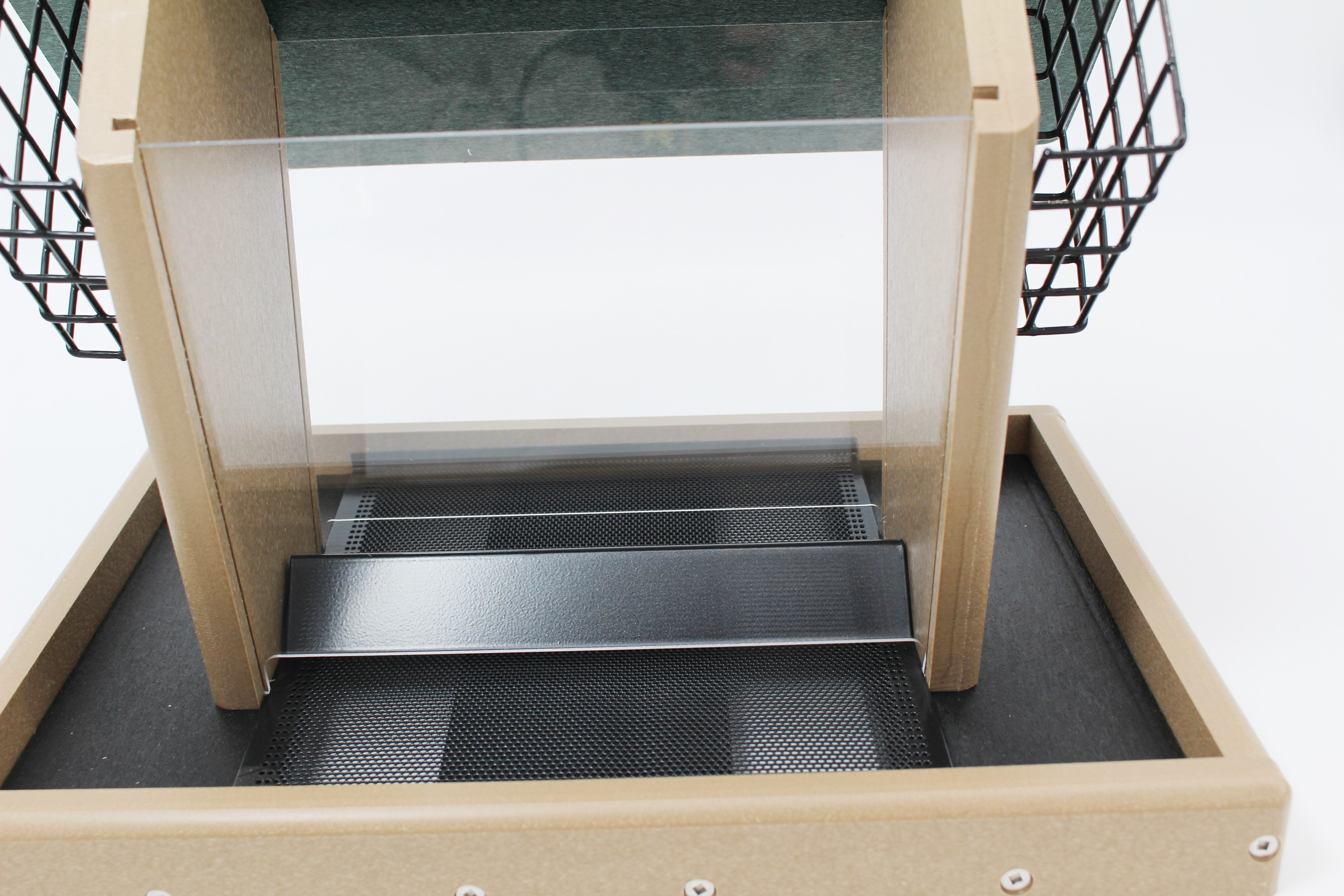 Large Hopper with Angled Suet Cages