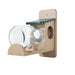 Recycled Plastic Squirrel in Jar Feeder - Tan/Green