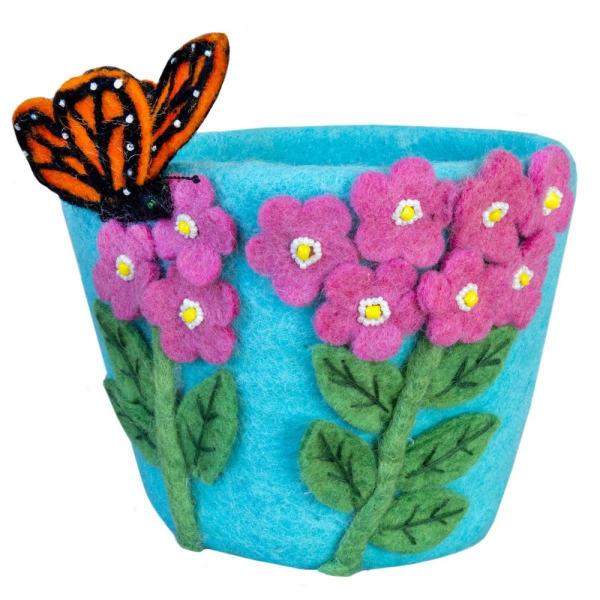 Felt Pot - Monarch Bouquet