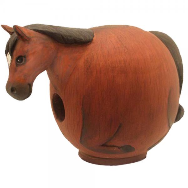 Gord-O Bird House - Brown Horse