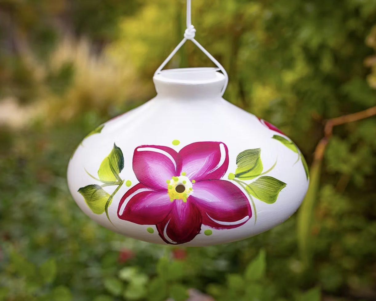 Lone Wolf Large Hummingbird Feeder - Garnet Kona