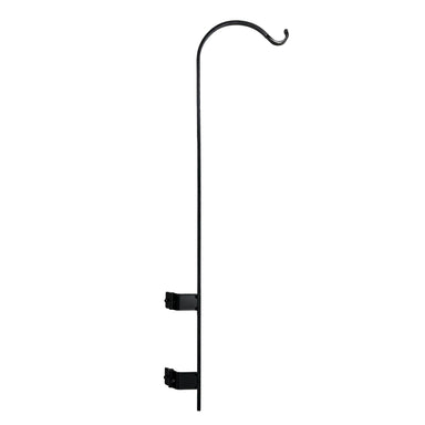 Erva Wrought Iron Clamp On Two Arm Deck Hanger