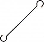 S-Hook - 18" w/ silver caps