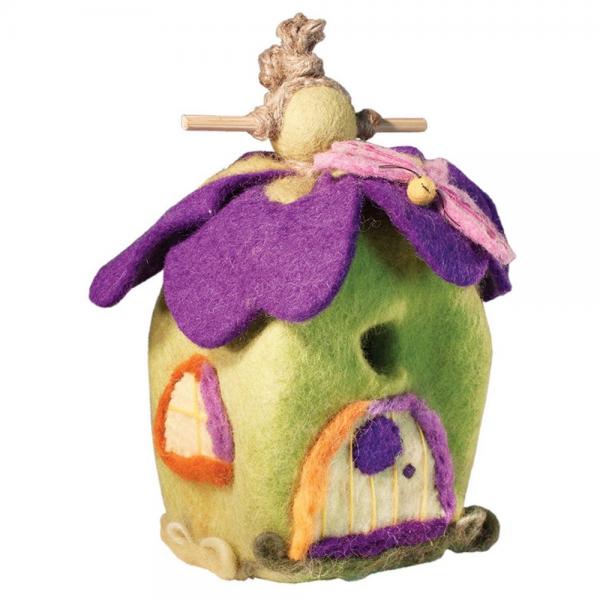 Felt Bird House - Pixie House