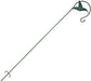 Erva 65 in Deluxe Green Hummingbird Feeder Pole - Steel Shepherds Hook