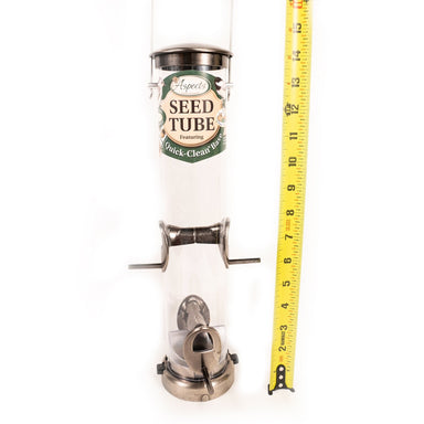 Quick Clean Nickel Seed Tube Feeder - Medium