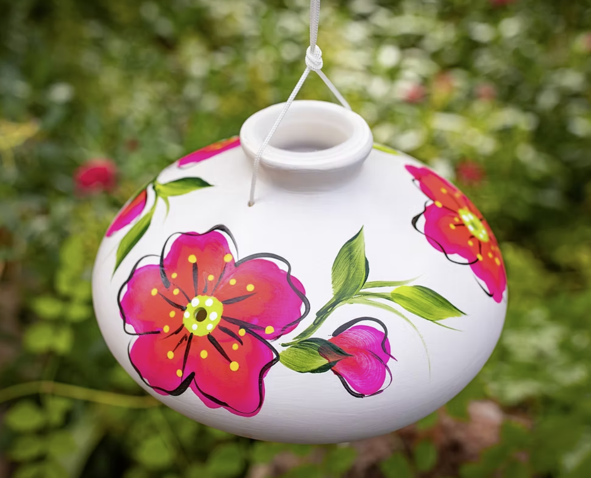 Lone Wolf Large Hummingbird Feeder - Pink Blossom