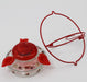 Glass Top Fill Hummingbird Feeder Crimson Corsage