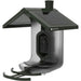 FeatherSnap Scout smart bird feeder with built-in 4MP camera, solar panel roof, and dual seed bins