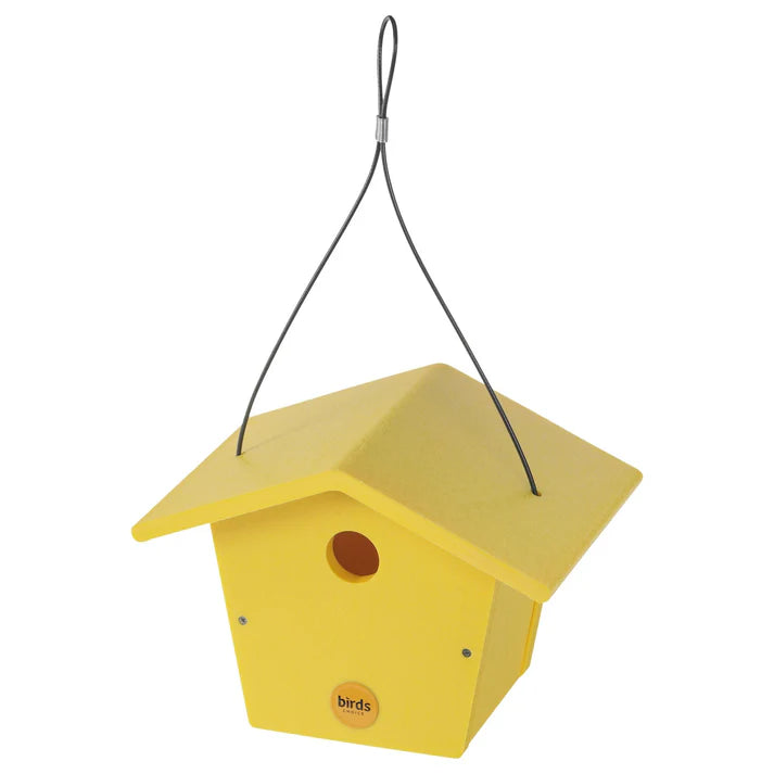 Wren House - Recycled Plastic - Yellow