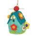 Felt Bird House - Flower House