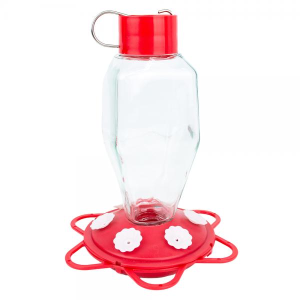 Glass Bottle 20oz Hummingbird Feeder