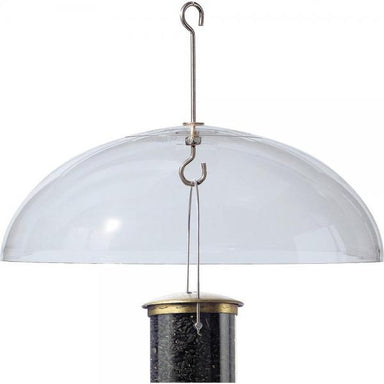 Squirrel Baffle/Weather Guard - 18" Hanging Super Dome Clear
