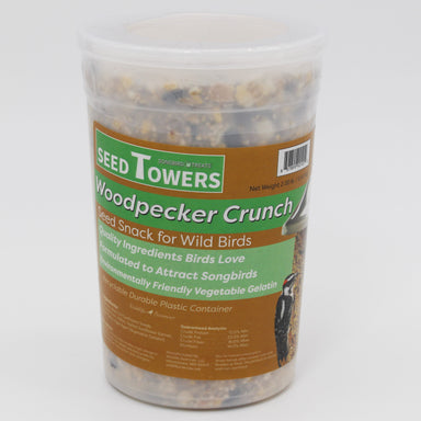 Woodpecker Crunch 32 oz Seed Tower Cylinder