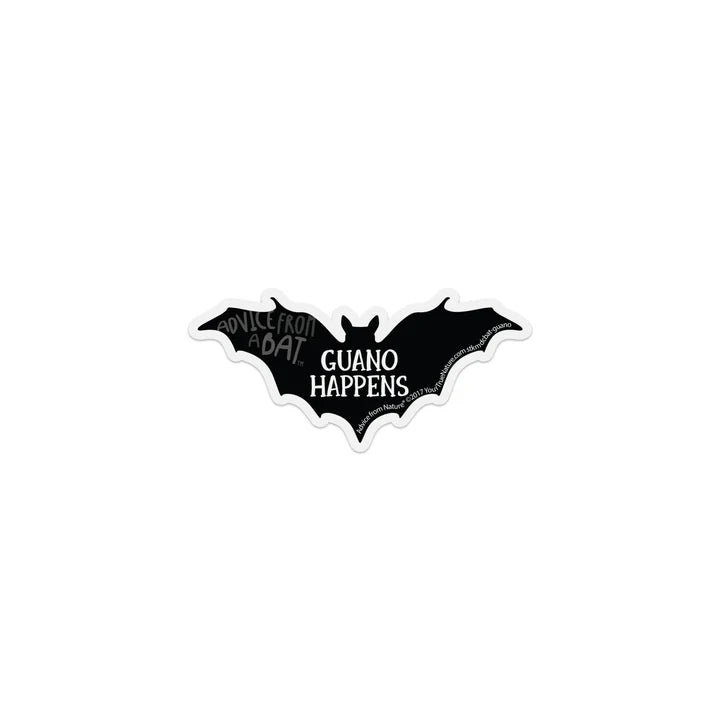 Advice for Life Mini Die Cut Sticker - Bat