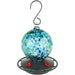 Garden Globe Recycled Handblown Glass Hummingbird Feeder 19oz
