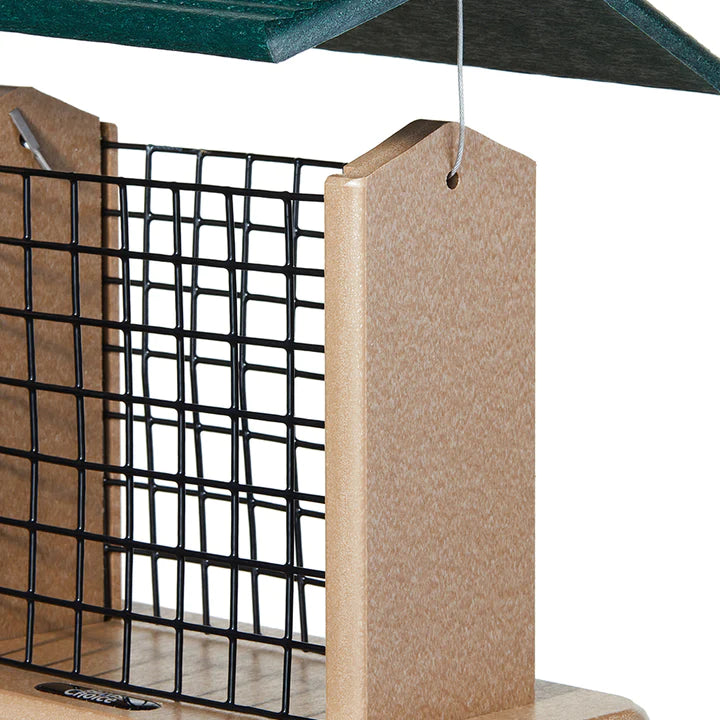 Seed Cake and Suet Block Feeder