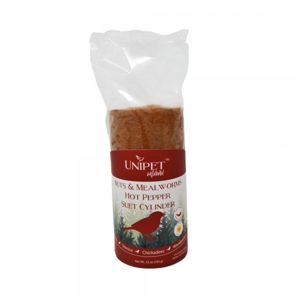 Nuts & Mealworms No-Melt Hot Pepper 32 oz Cylinder