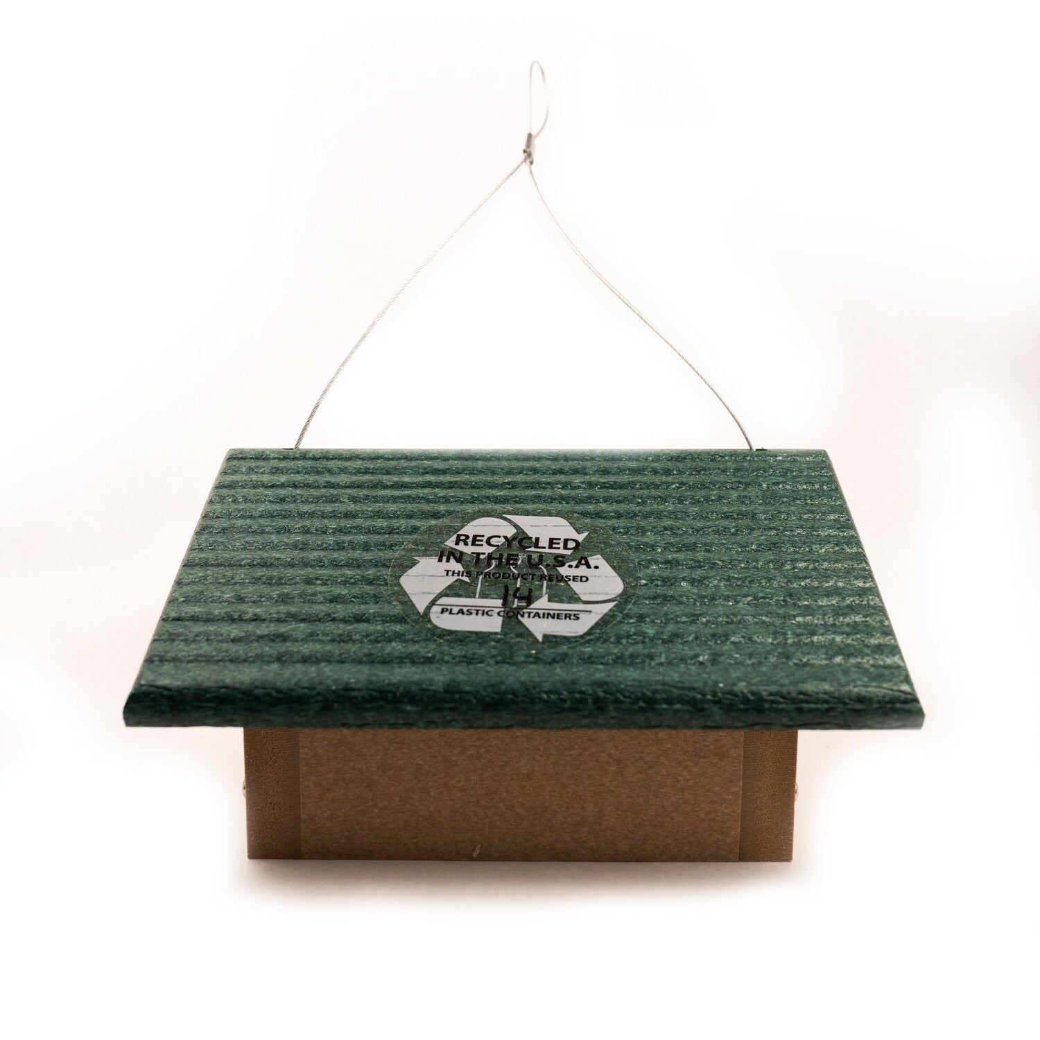 Birds Choice Recycled Upside Down Single Suet Feeder