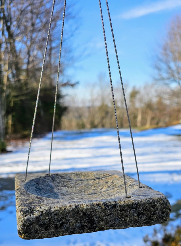 Sea Stones Alfresco Granite Platform Dish Bird Feeder